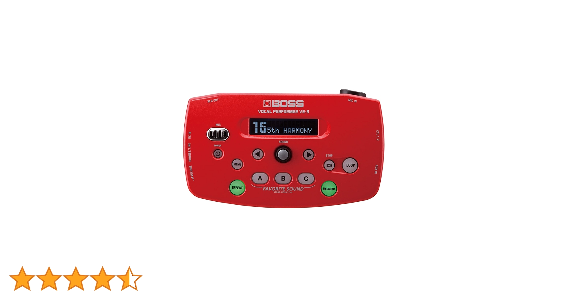 Amazon | BOSS(ボス) Vocal Performer VE-5-RD | エフェクター Amazon | BOSS(ボス) Vocal Performer VE-5-RD | エフェクター